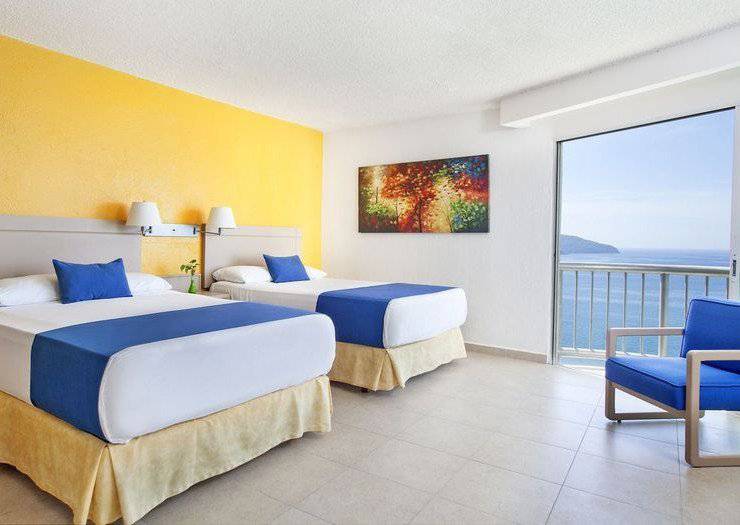 Standard room with a sea view Calinda Beach Acapulco Hotel