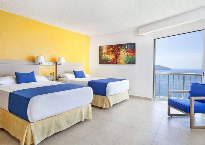 Standard room with a sea view calinda beach acapulco hotel Standard room with a sea view calinda beach acapulco hotel
