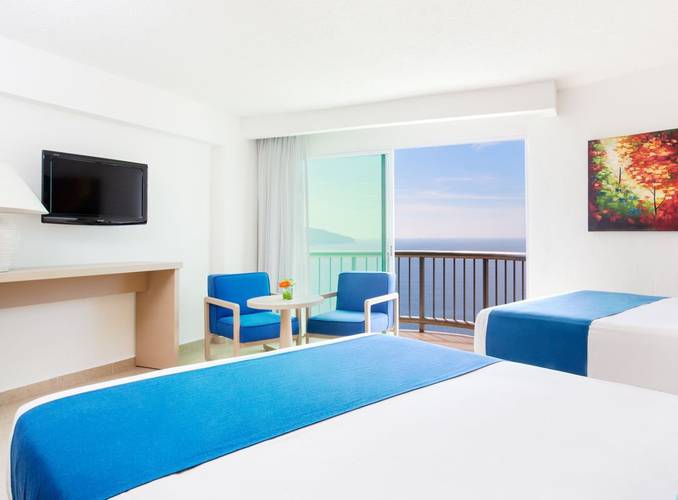 Standard twin sea view room Calinda Beach Acapulco Hotel