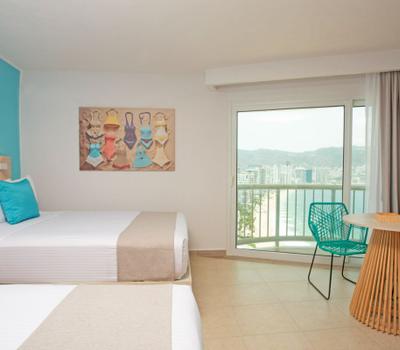 Confort doble vista parcial al mar Hotel Amares Acapulco Confort doble vista parcial al mar Hotel Amares Acapulco